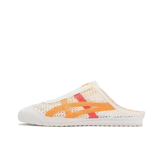 Onitsuka Tiger - Sabot Open Mesh Slipper WHITE/ORANGE/RED