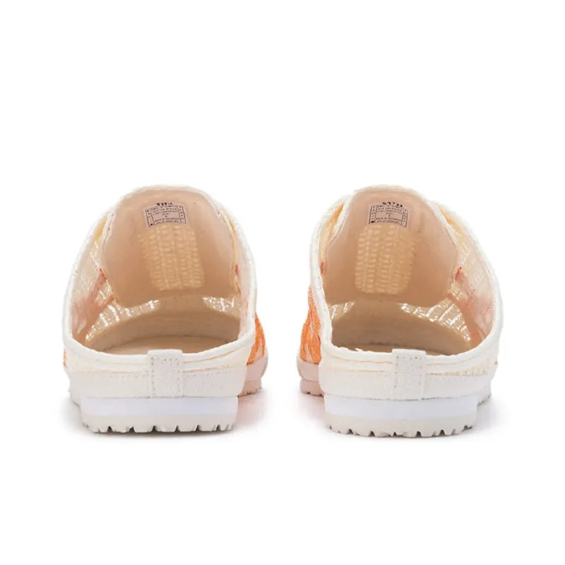 Onitsuka Tiger - Sabot Open Mesh Slipper WHITE/ORANGE/RED