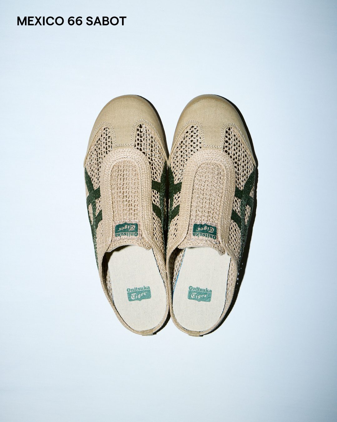 Onitsuka Tiger - Sabot Open Mesh Slipper KHAKI/GREEN