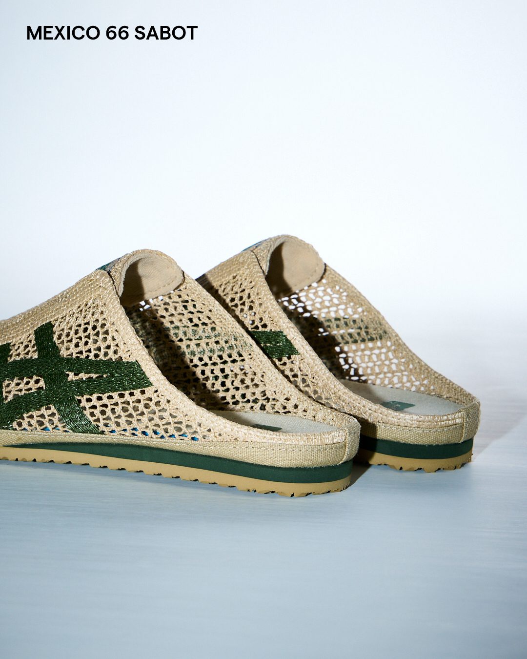 Onitsuka Tiger - Sabot Open Mesh Slipper KHAKI/GREEN