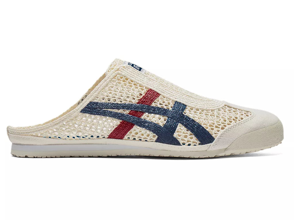 Onitsuka Tiger - Sabot Open Mesh Slipper OFF WHITE/NAVY/RED