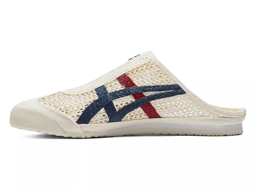 Onitsuka Tiger - Sabot Open Mesh Slipper OFF WHITE/NAVY/RED