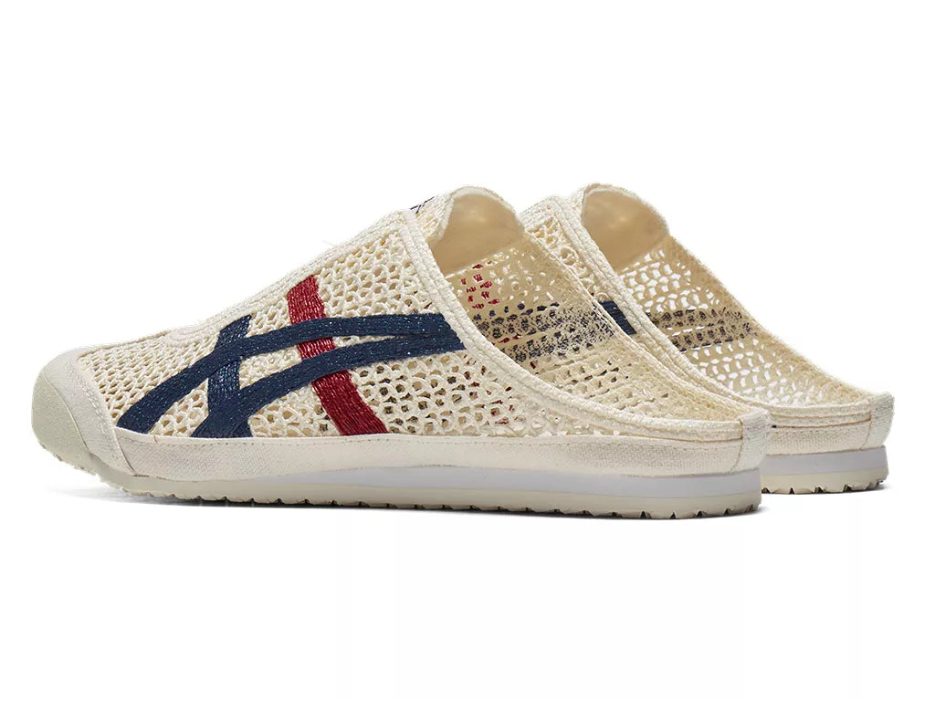 Onitsuka Tiger - Sabot Open Mesh Slipper OFF WHITE/NAVY/RED
