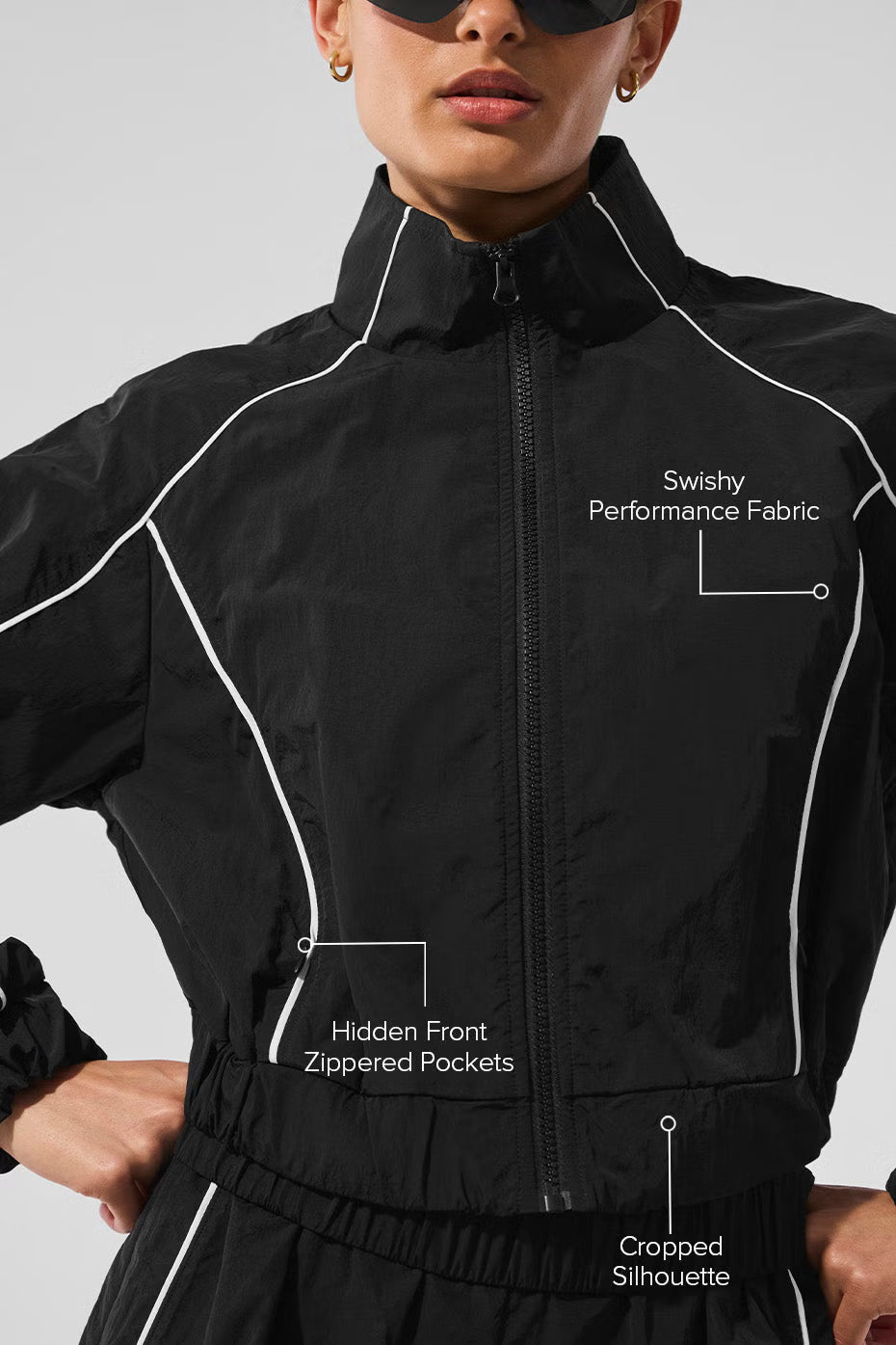 Motivate Full-Zip Track Jacket - ALO