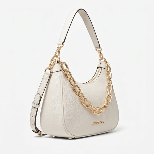 Michael Kors White Chain Shoulder Bag
