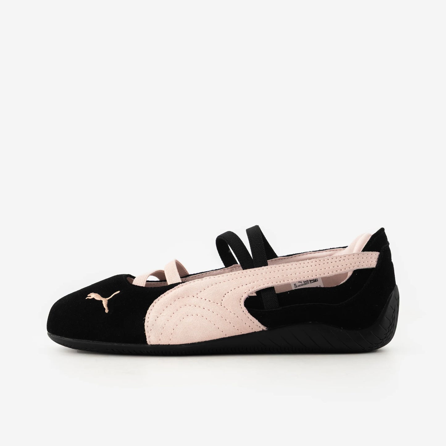 Speedcat Ballet Leather Women's Shoes - BLACK/PINK