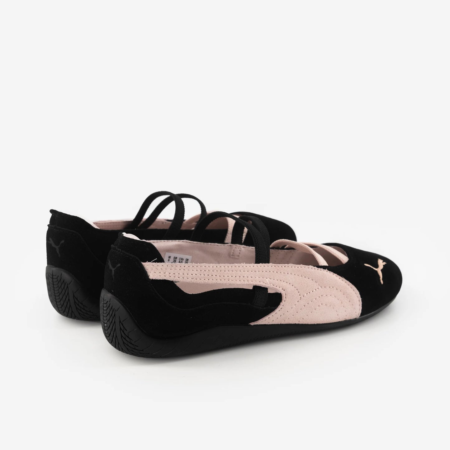 Speedcat Ballet Leather Women's Shoes - BLACK/PINK