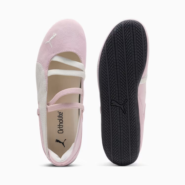 Speedcat Ballet Leather Women's Shoes - PINK/WHITE