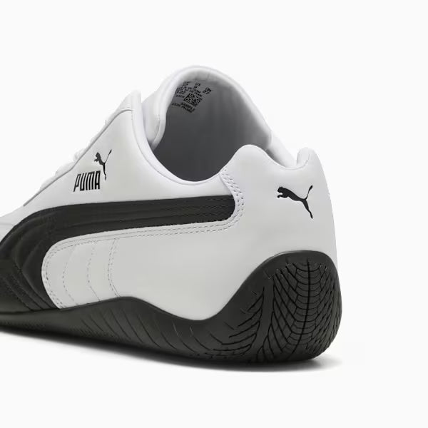 Speedcat Leather Sneakers Unisex - WHITE/BLACK
