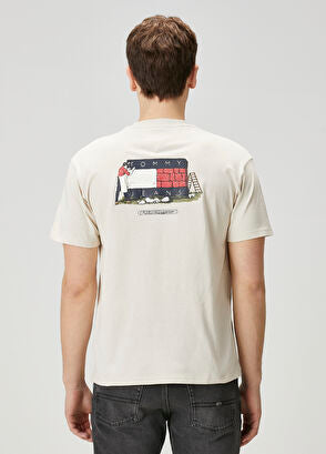 Tommy Jeans - Logo Printed Crew Neck T-Shirt