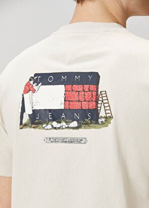 Tommy Jeans - Logo Printed Crew Neck T-Shirt