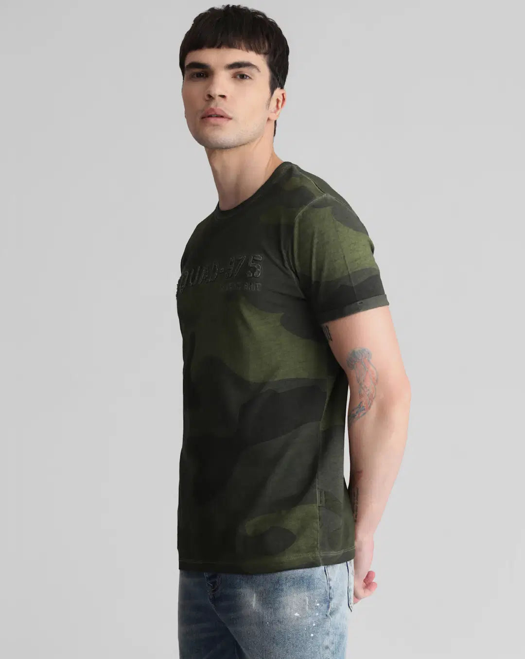 JACK & JONES MEN'S CAMO GRAPHIC T-shirt