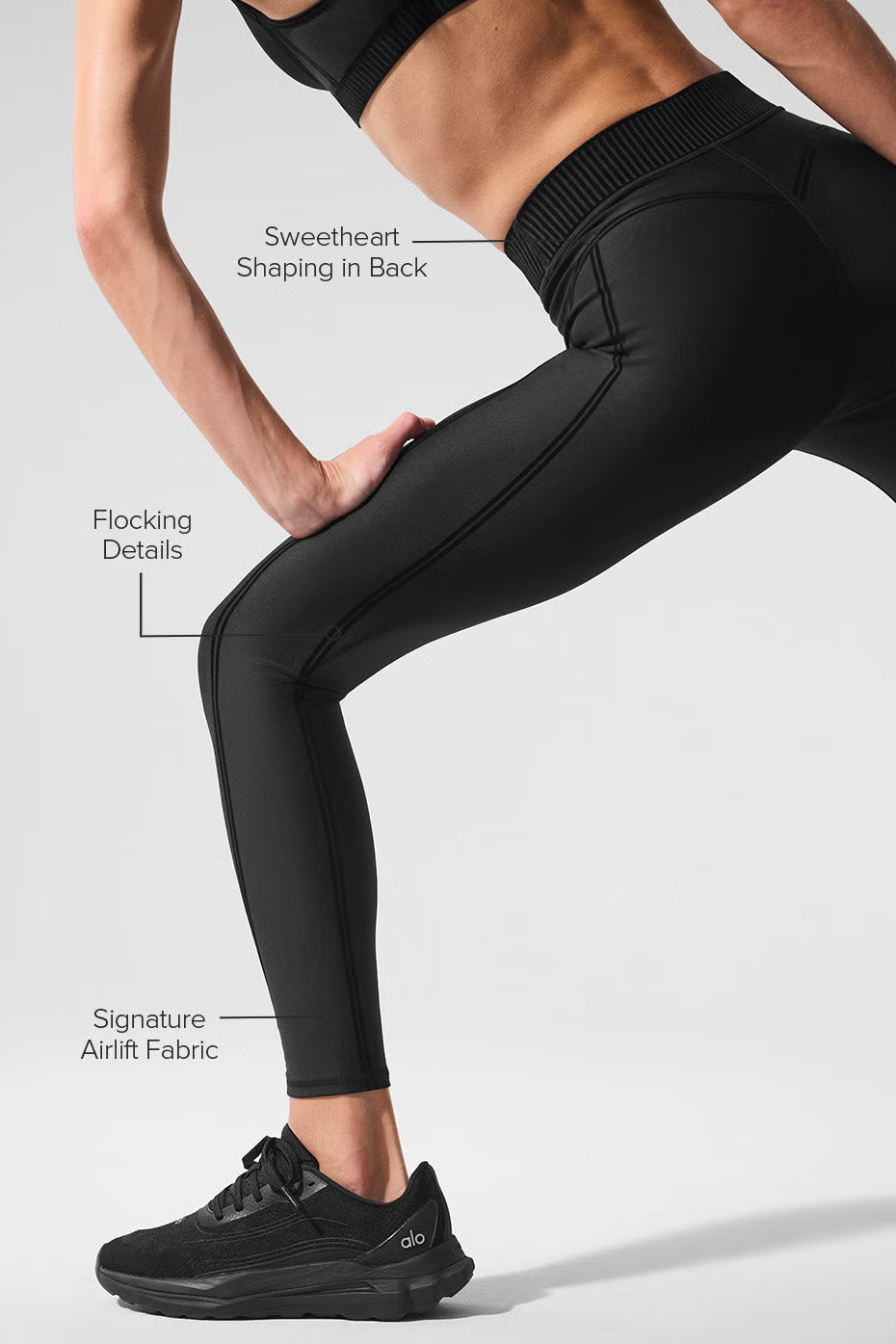 Airlift High-Waist 7/8 Line Up Legging With Bra Set