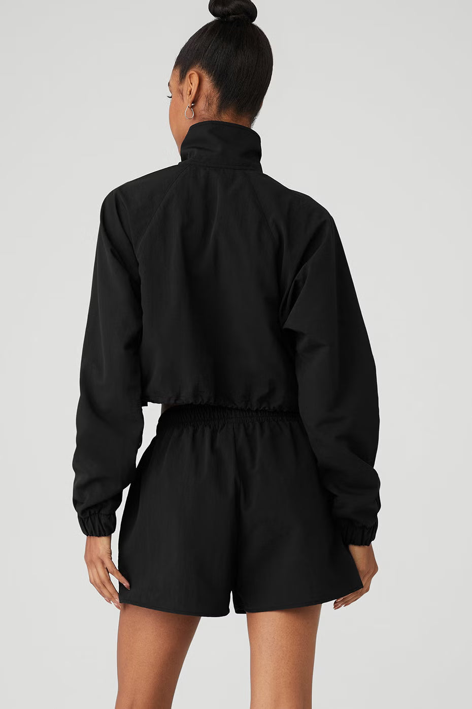 Cropped 1/4 Zip Alumni Pullover - ALO