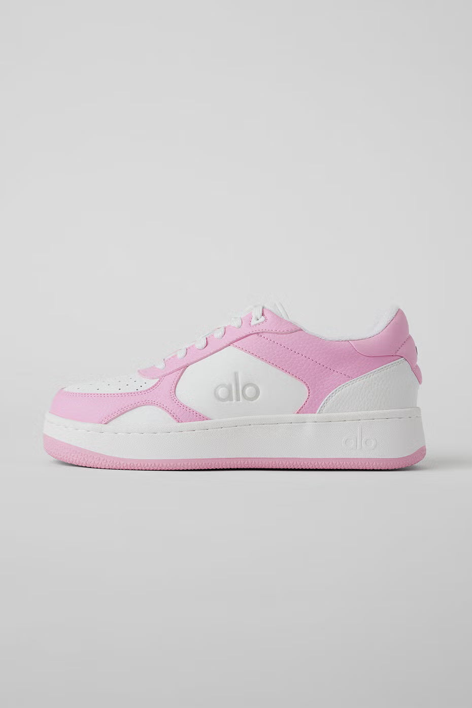ALO Recovery Mode Sneaker - PINK/WHITE