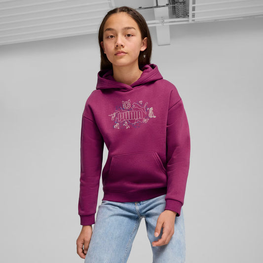 PUMA GIRLS' HOODIE