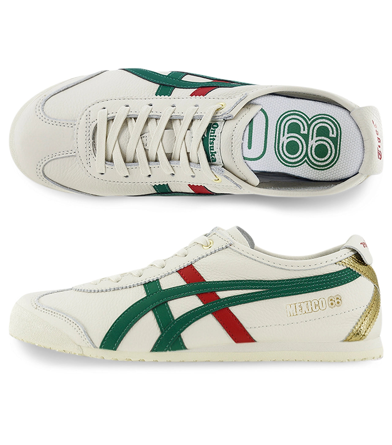 Onitsuka Tiger Tokuten "BEIGH/RED/GREEN" sneakers