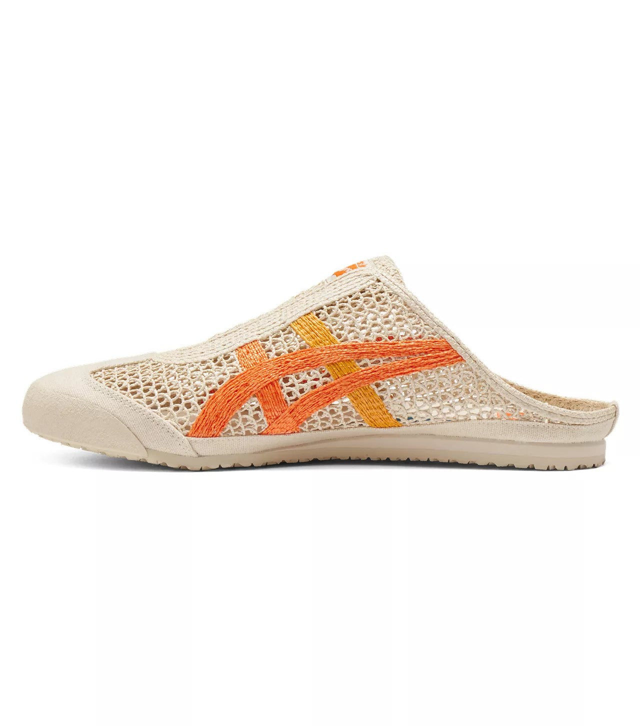 Onitsuka Tiger - Sabot Open Mesh Slipper Orange Yellow Stripes