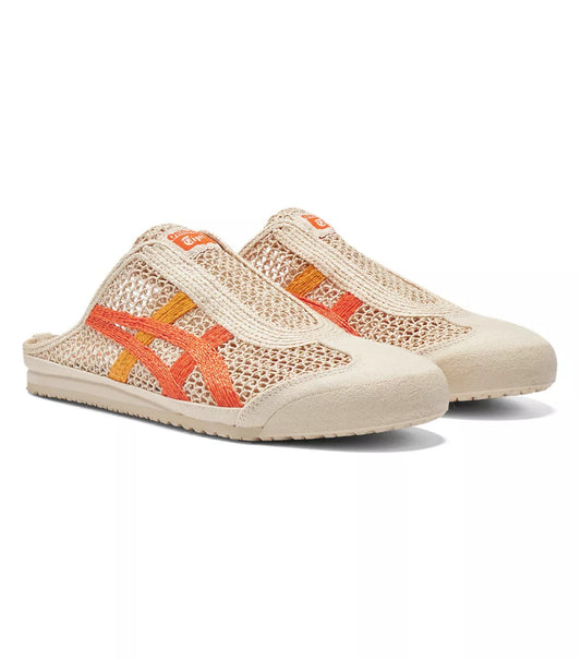 Onitsuka Tiger - Sabot Open Mesh Slipper Orange Yellow Stripes