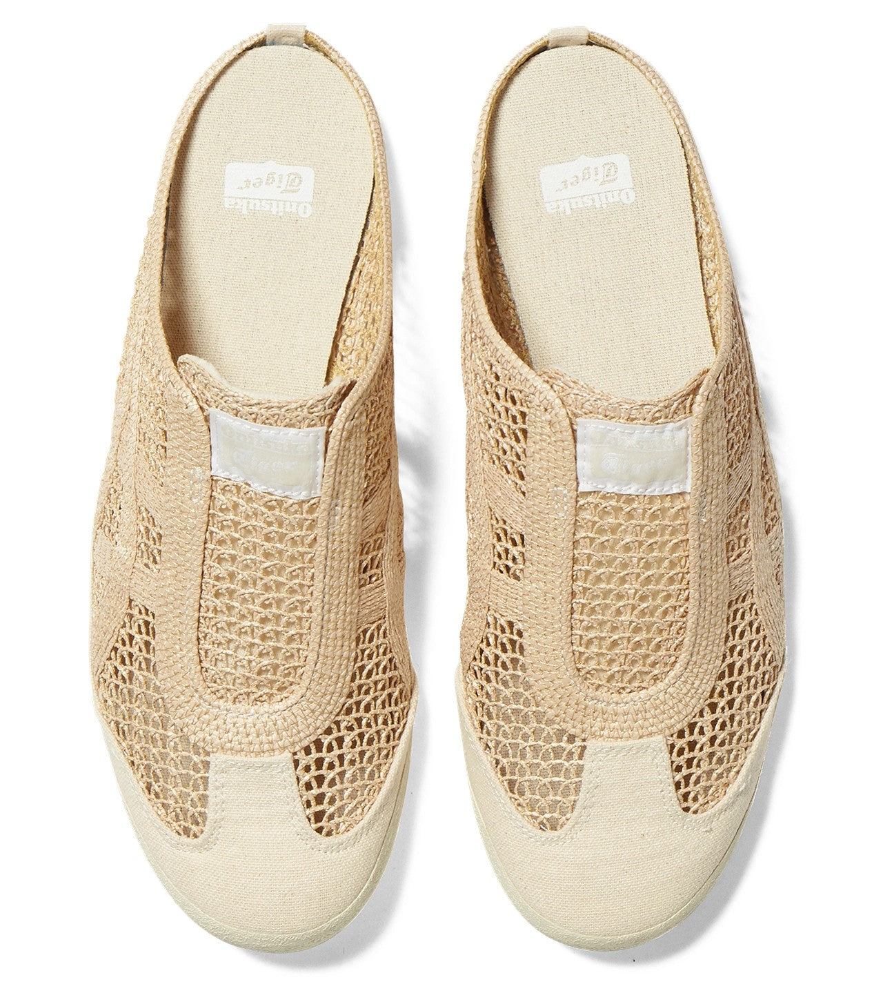 Onitsuka Tiger - Sabot Open Mesh Slipper Cream Stripes