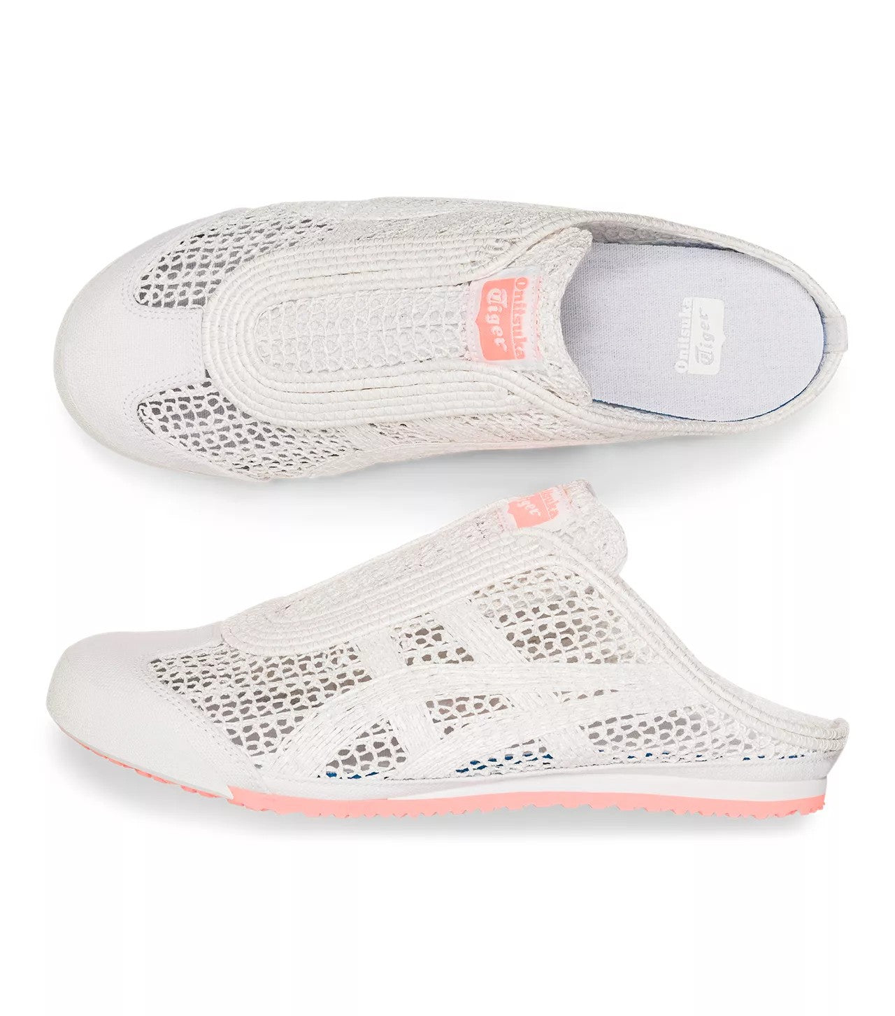 Onitsuka Tiger - Sabot Open Mesh Slipper white Stripes