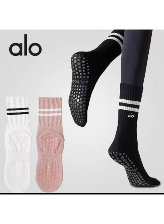 alo yoga rubberized yoga socks, 1 pair