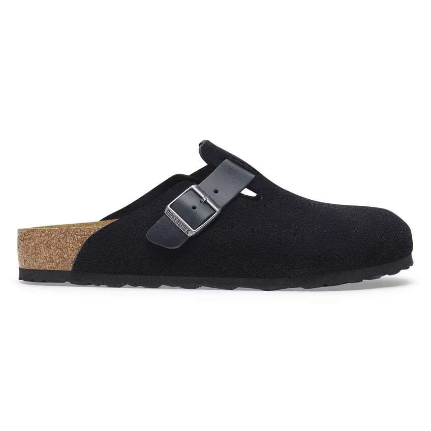 Boston Soft Footbed Suede Leather - Dark Blue
