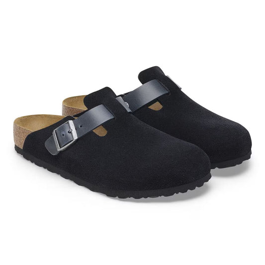 Boston Soft Footbed Suede Leather - Dark Blue