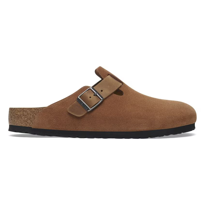 Boston Soft Footbed Suede Leather - Brown