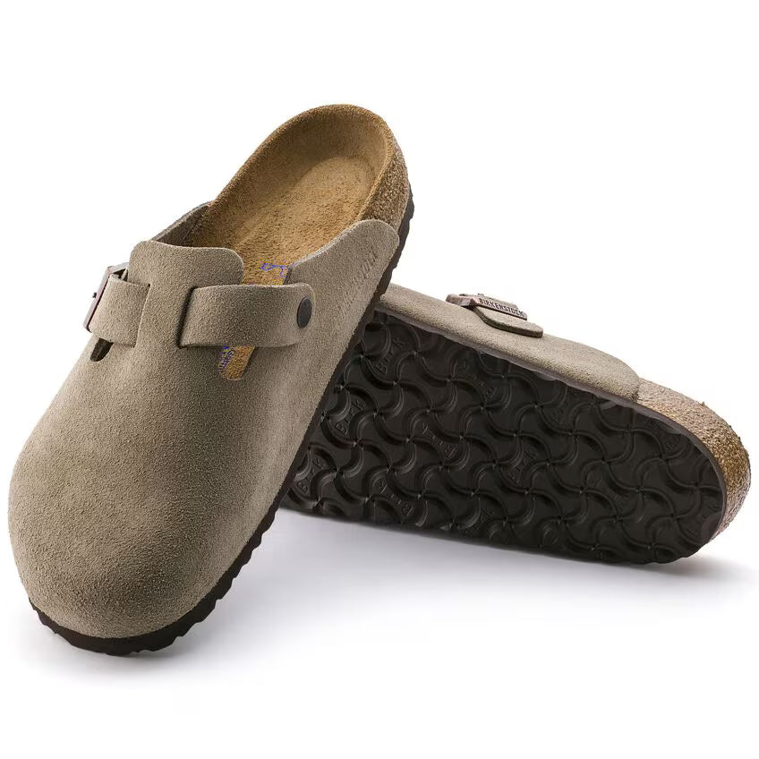 Boston Suede Leather - Taupe