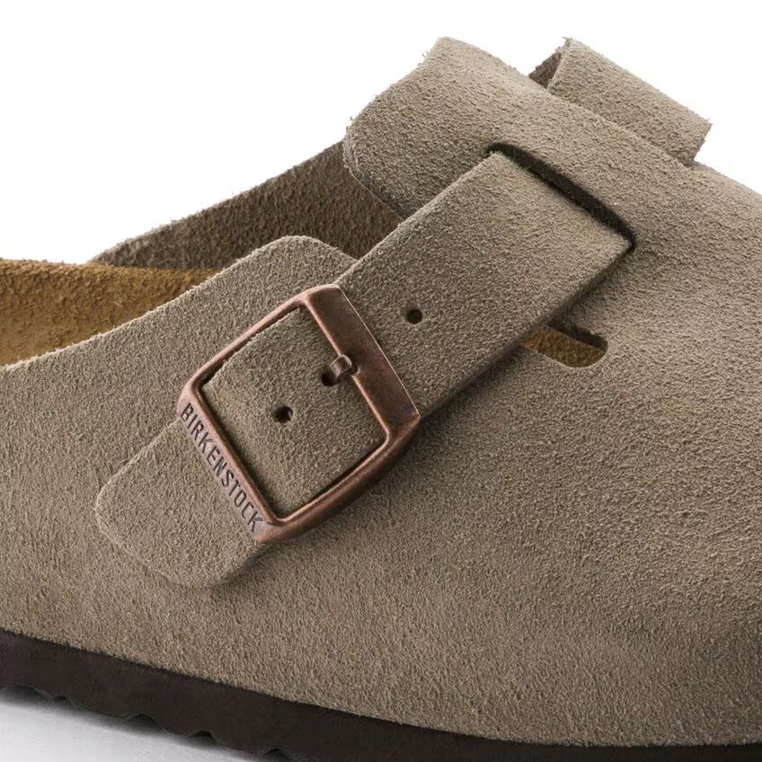 Boston Suede Leather - Taupe