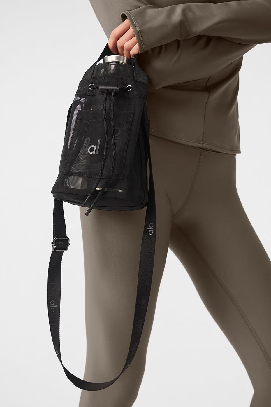 ALO Sheer Cross Body Bucket Bag