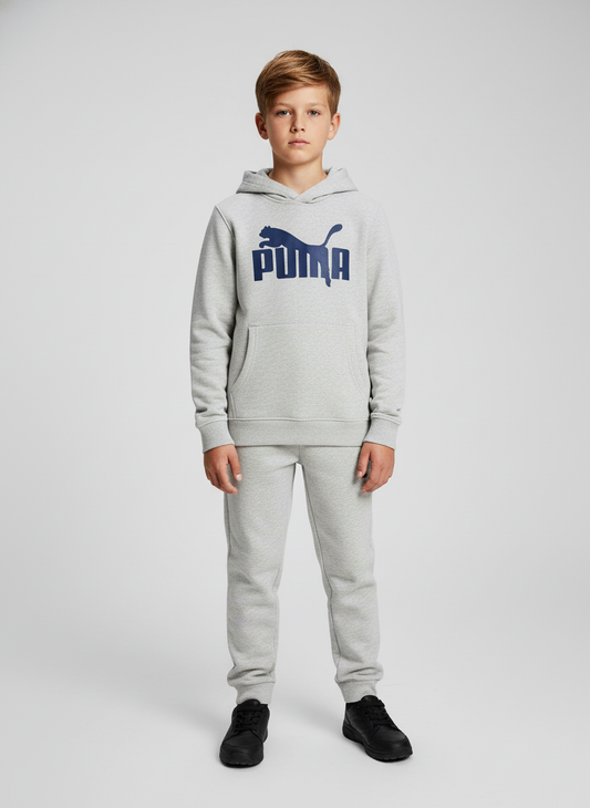Puma Boys' Essentials Big Logo Hoodie & Jogger Set