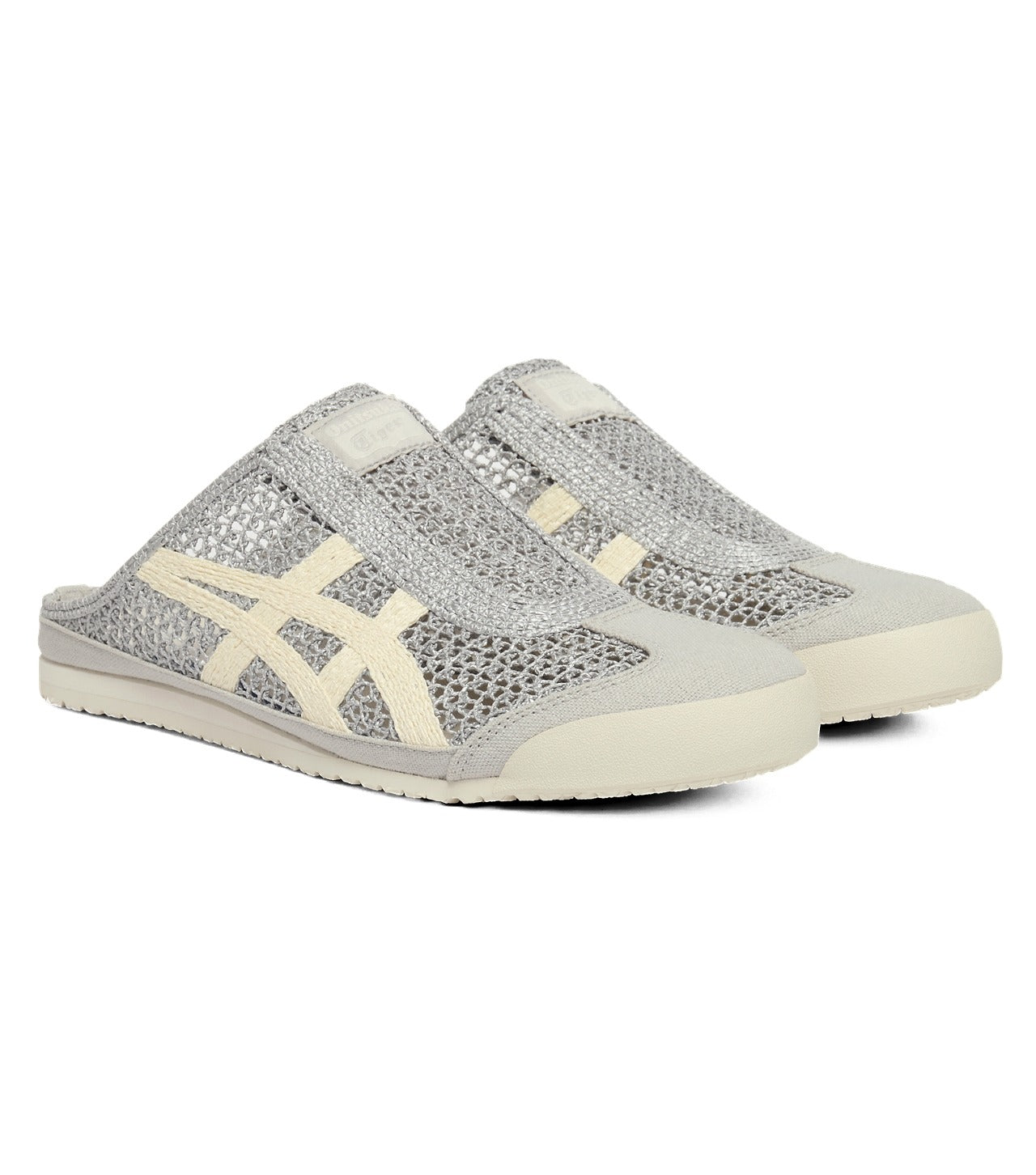 Onitsuka Tiger - Sabot Open Mesh Slipper Silver/Cream