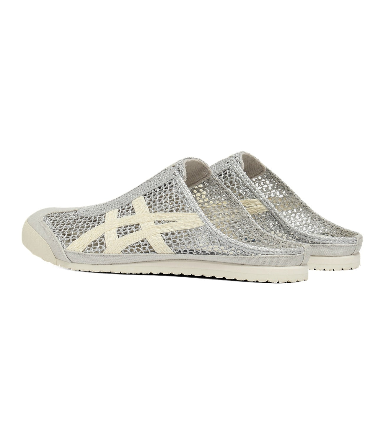 Onitsuka Tiger - Sabot Open Mesh Slipper Silver/Cream