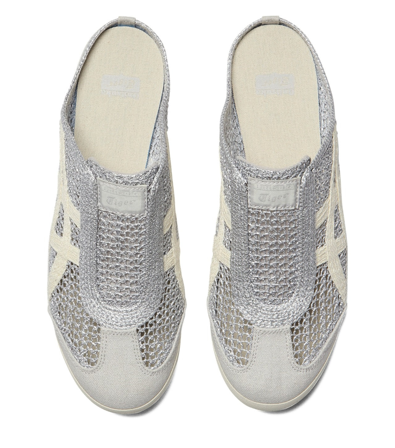 Onitsuka Tiger - Sabot Open Mesh Slipper Silver/Cream