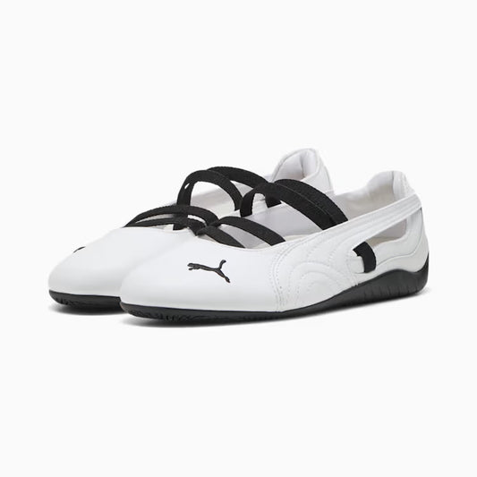 Speedcat Ballet Leather Women's Shoes - PUMA White - White/Black