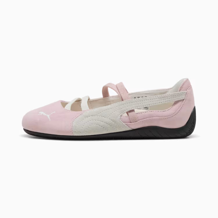 Speedcat Ballet Leather Women's Shoes - PINK/WHITE