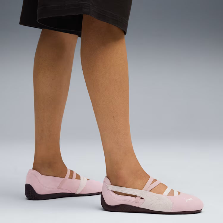 Speedcat Ballet Leather Women's Shoes - PINK/WHITE