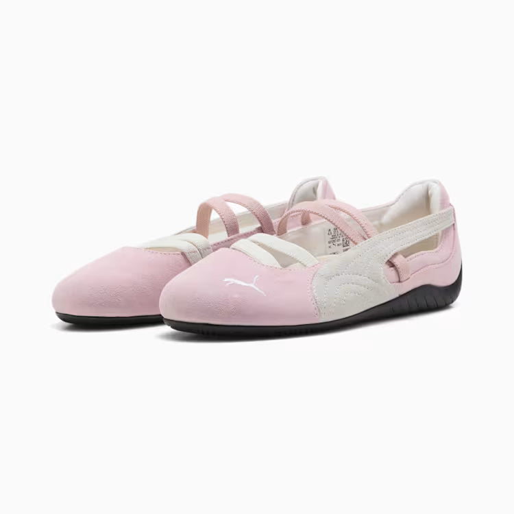 Speedcat Ballet Leather Women's Shoes - PINK/WHITE
