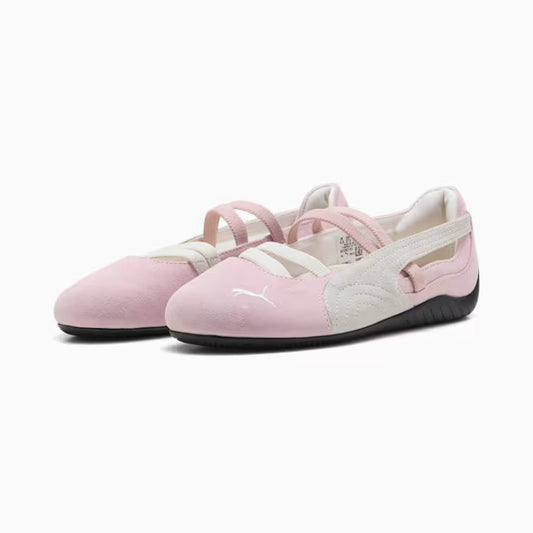 Speedcat Ballet Leather Women's Shoes - PINK/WHITE