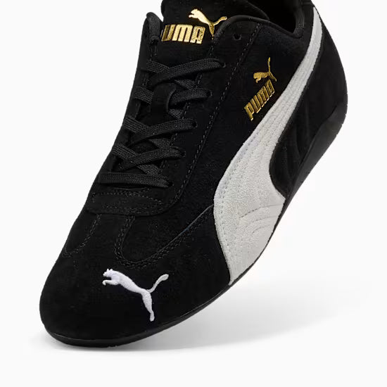 Speedcat Leather Sneakers Unisex - BLACK/WHITE