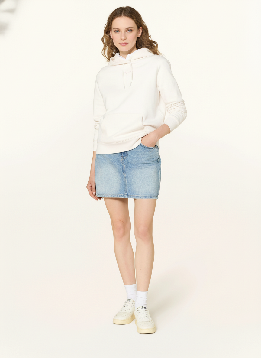 Tommy Hilfiger Women's Signature Mini Logo Hoodie